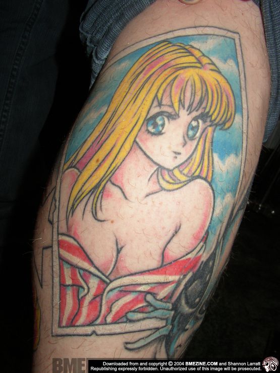 and other anime characters into tattoos — which only produces Hello
